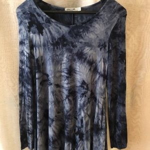 Blue Tie-Dye Tunic